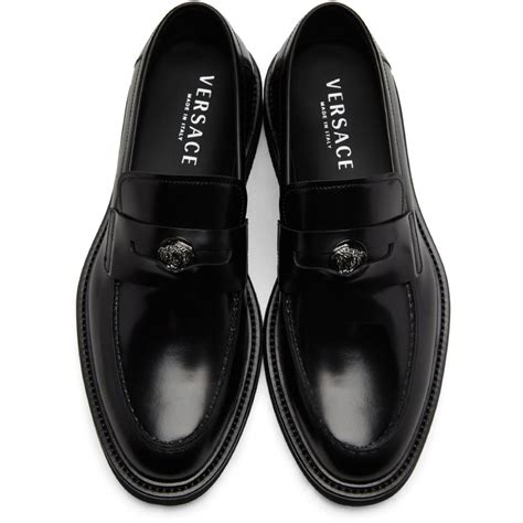 medusa versace loafers|medusa apron toe loafer men.